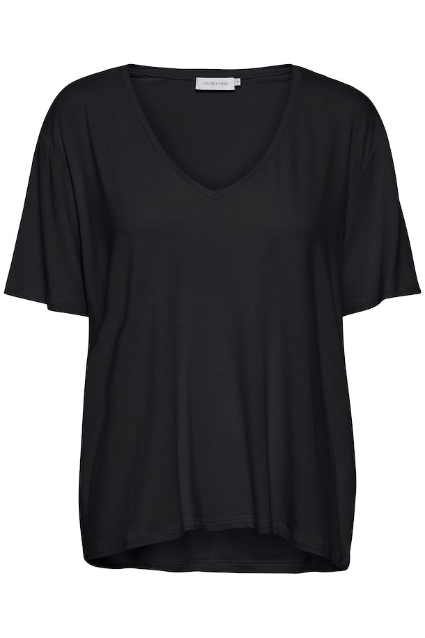 Pitch Black T-shirt fra Lounge Nine – Køb Pitch Black T-shirt fra str ...