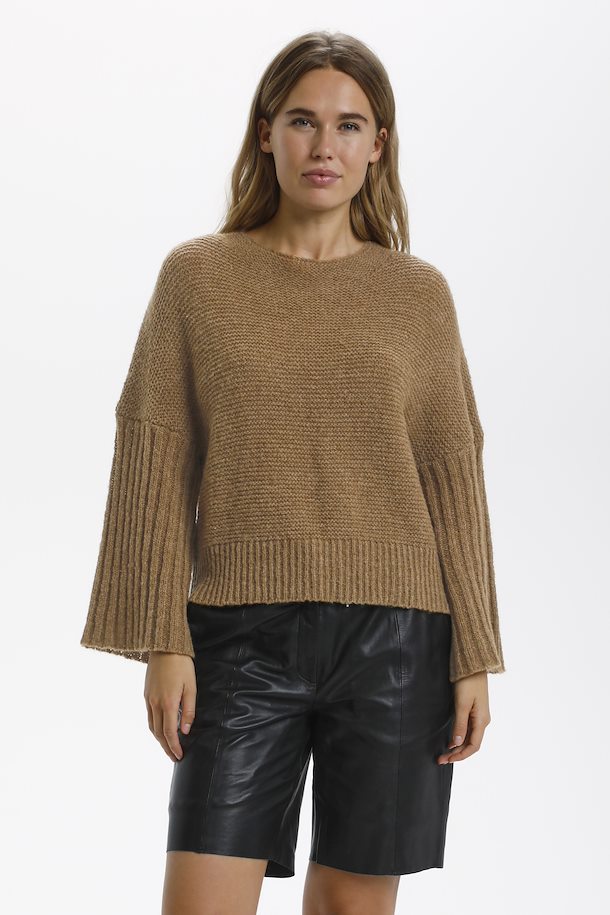 Toasted Coconut LNBaya Knit Loose Knitted pullover fra Lounge Nine ...